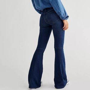 COPY - FREE PEOPLE PENNY PULL ON FLARE JEANS